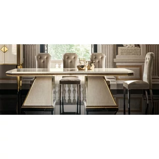 AC Diamante Day Dining table 200x110 cm (+2x50 cm extendable)