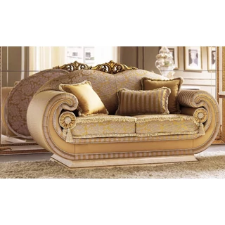 AC Leonardo Day Double couch with cylindrical cushions