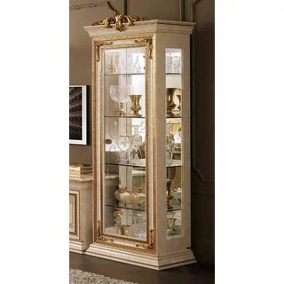 AC Leonardo Day 1-door display cabinet with crown