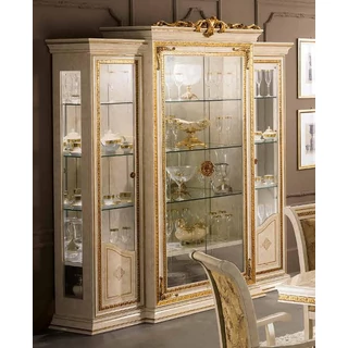 AC Leonardo Day 4-doors display cabinet with crown