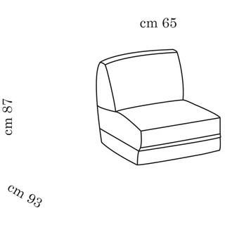 AC Melodia Day Armchair without armrest