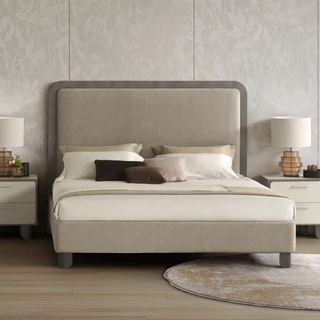 Double Bed Frame, Upholstered – AC Perla