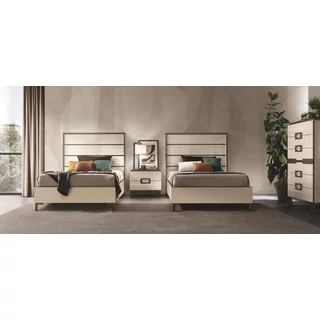 AC Poesia bedroom - with marble effect tops, 120x190 cm bed
