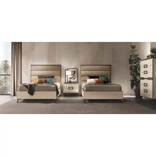 AC Poesia bedroom - with beige tops, 120x190 cm bed