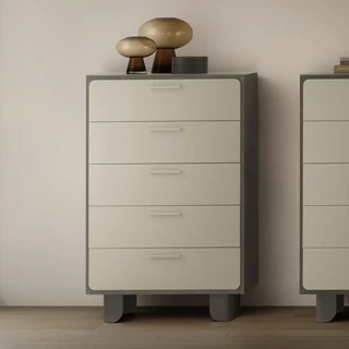Pearl White-Anthracite Tallboy – AC Perla