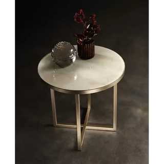 Marble Patterned Lamp Table, Low – AC Luce Day Light