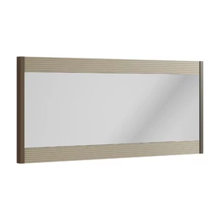 Pezsgő-barna tükör, fakeretes, széles – AC Linea Day