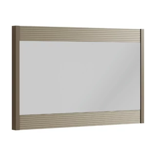 Pezsgő-barna tükör, fakeretes, 130 cm – AC Linea