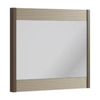 Pezsgő-barna tükör, fakeretes, 95 cm – AC Linea
