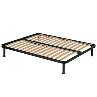 Fixed, wooden spring bedframe 160