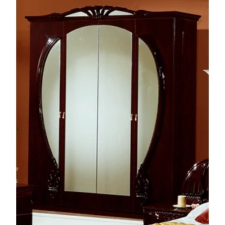 BC Giada 4-doors mirrored cabinet - mahogany