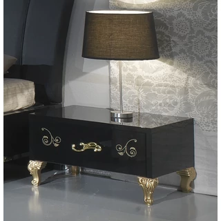 BC Sofia Night table - black-gold