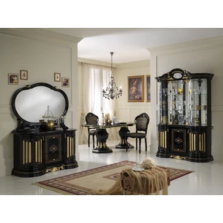 BC Betty Day dining room - black-gold