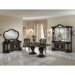 BC Betty Day dining room - black-gold