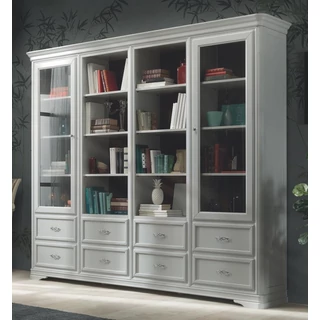 BL Marco Polo Day 2-doors bookcase with 8 drawers