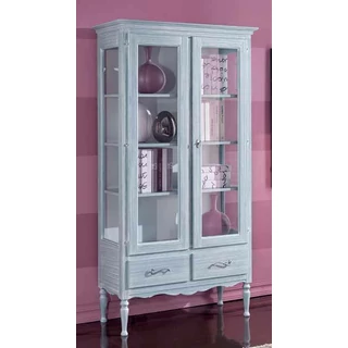 BL Asia Day 2-doors display cabinet with 2 drawers