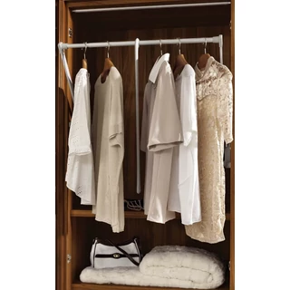 Pull down system clothes hanger for cabinet