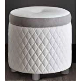 Puff steppelt bőr bevonattal – CA Dama Bianca Vanity