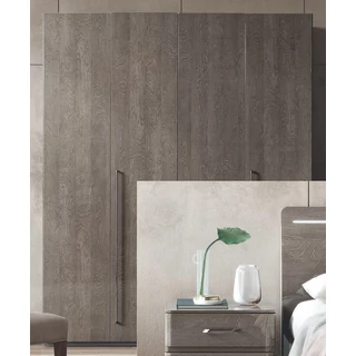 Platinum 4-ajtós gardróbszekrény - ezüst nyír