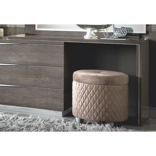 Platinum fésülködő asztal keret - ezüst nyír