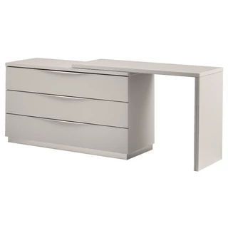 Fehér fésülködő asztal nagyméretű fiókos résszel – CA Onda