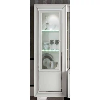 Dama Bianca Day 1-ajtós vitrines szekrény