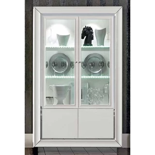 Dama Bianca Day 2-ajtós vitrines szekrény