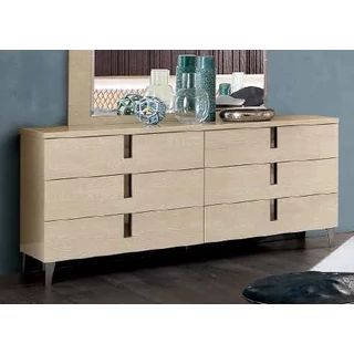 Ambra dupla komód - nyírfa