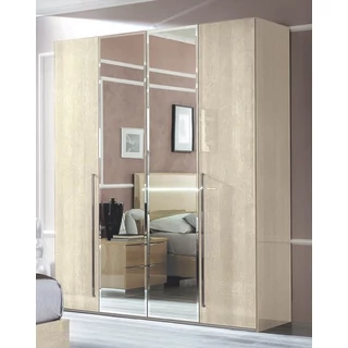 Maia 4-ajtós gardróbszekrény - nyírfa