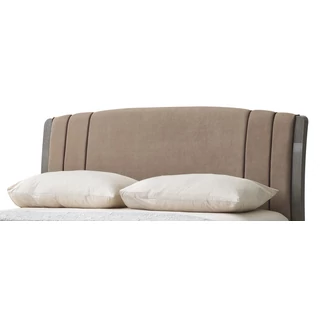 Maia TRENDY Double bedstead with LUNA bedding container - silver birch