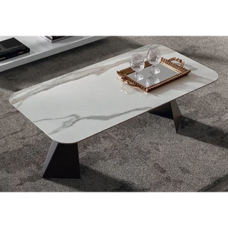 Antracit dohányzóasztal kerámia asztallappal – CA Elite Day Tent