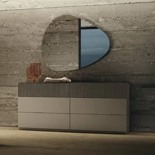 Bézs dupla komód és tükör – CA Essenza