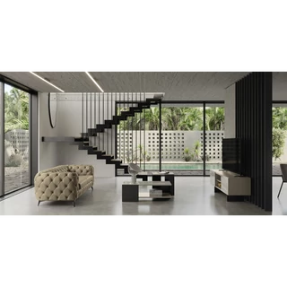 Bézs-antracit nappali bútor garnitúra – CA Zenith Day