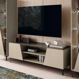 Beige-Marble TV Cabinet – CA Fidia Day