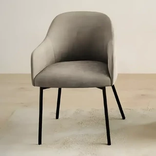 Bézs-antracit szék, kárpitozott – CA Essenza Elvis