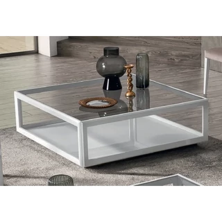 Fehér dohányzóasztal, négyzet alakú – CA Elite Day