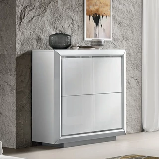 Fehér tálalószekrény, 4 ajtós – CA Elite Day