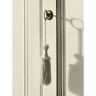Silver colored dangling
