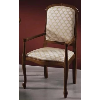 Nostalgia Easy chair with satellite 22 fabric - walnut