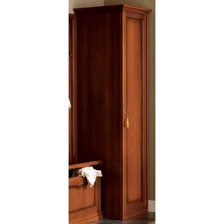 Nostalgia 1-door cabinet - walnut, height: 220 cm