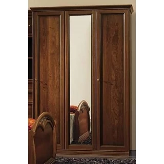 Giotto 3-ajtós gardróbszekrény - dió, magasság: 220 cm