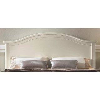 Nostalgia Double bedstead - 180x200 cm, with curved, sophisticated headboard, with high footboard, antique white