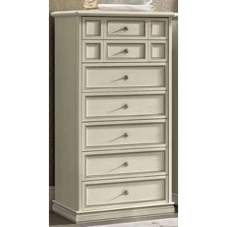 Nostalgia magas, fiókos komód - antik fehér