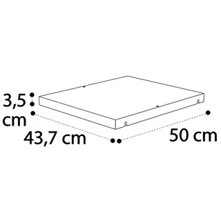 Torriani Extra shelf for 1-door cabinet - ivory