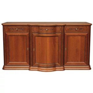 Torriani Day 3-ajtós tálalószekrény 3 fiókkal - dió