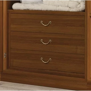 Treviso Interior 3-drawers block for 2-doors cabinet - cherry