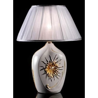 Kerámia lámpa - fehér, arany, platina