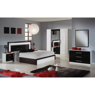 DI Miami bedroom - white-black