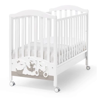 Mirtillo crib - white-sand color