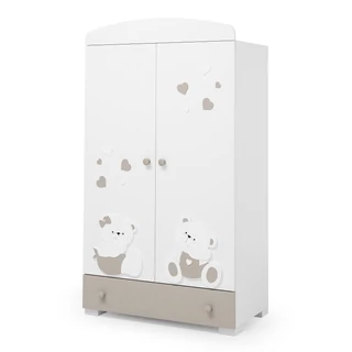 Mirtillo 2-doors cabinet - white-sand color